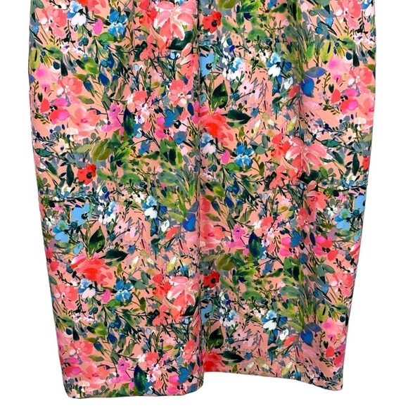 AIDAN MATTOX FLORAL OFF THE SHOULDER PRINTED CREPE SHEATH COCKTAIL DRESS - Picture 9 of 15